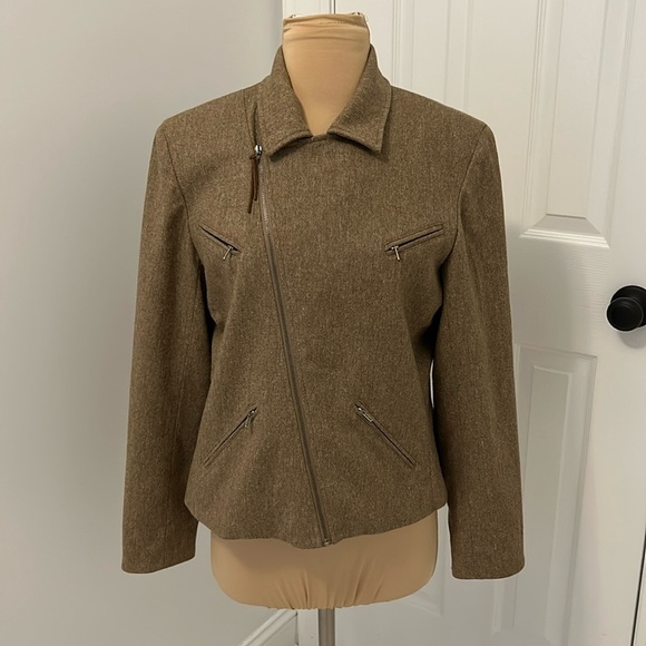Ralph Lauren Jackets & Blazers - Ralph Lauren Virgin Wool Blend Moto Jacket